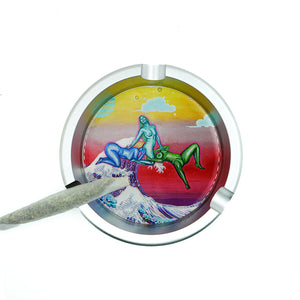 Artsy Ashtray & Mystery Lighter Set