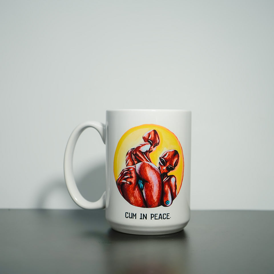 Cum in Peace Mug & Coaster Set
