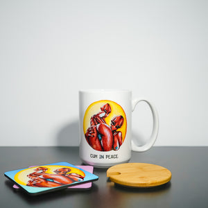 Cum in Peace Mug & Coaster Set