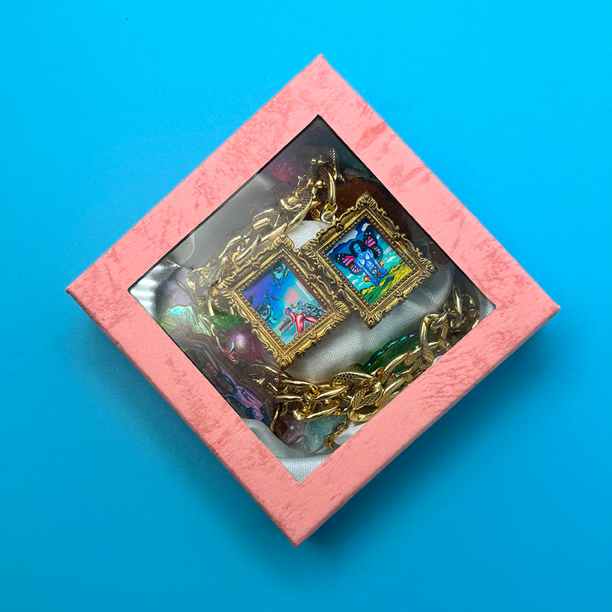 Give Me Butterflies - Gay Ass Charm Necklace