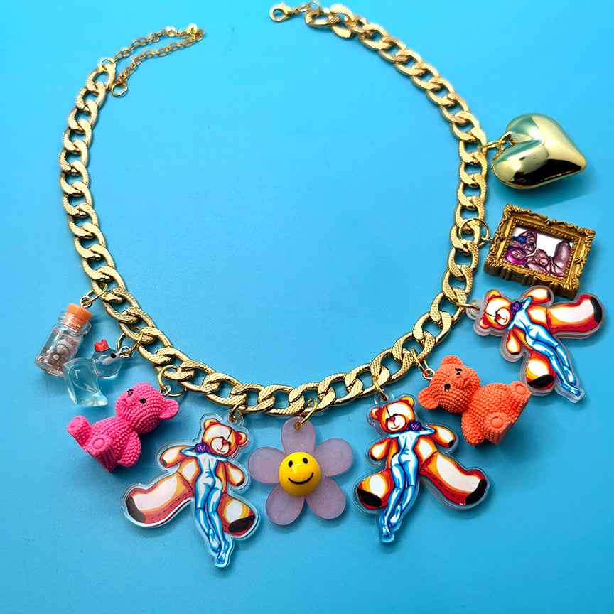 Bear Back Baby - Gay Ass Charm Necklace