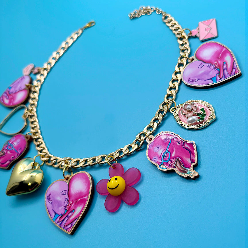 My Big Heart - Gay Ass Charm Necklace