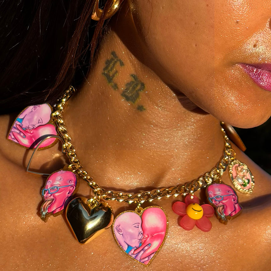 My Big Heart - Gay Ass Charm Necklace