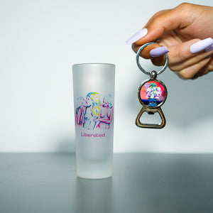 Shot Glass & Bottle Opener Set