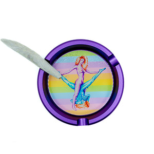Artsy Ashtray & Mystery Lighter Set