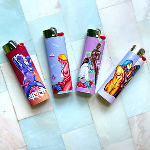 DEEPLY -Set of 4 Art Lighters