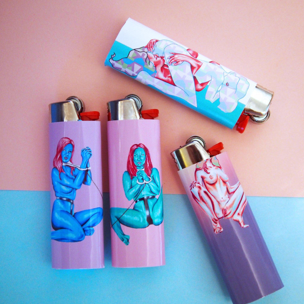 Cruel Summer -Set of 4 Art Lighters