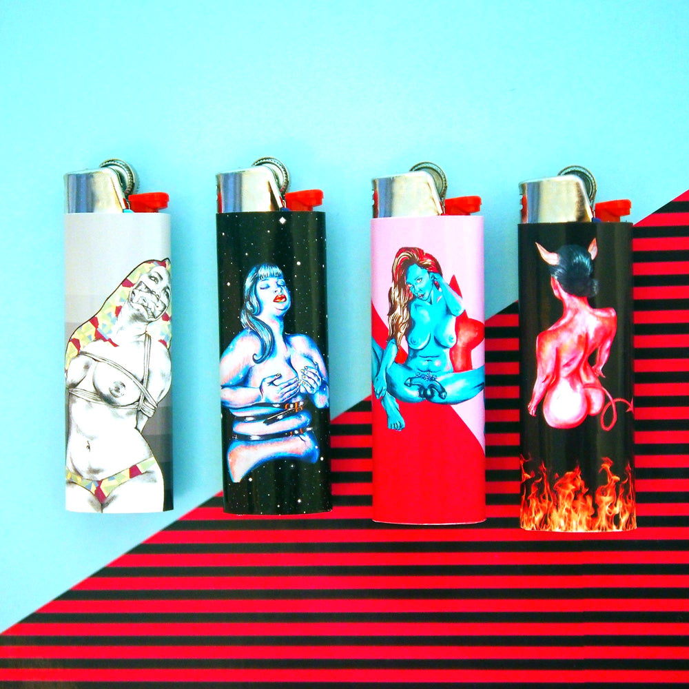 Darkness & Light -Set of 4 Art Lighters