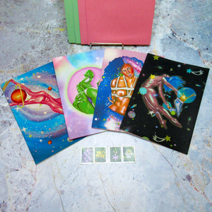 Ur Out of This World - Greeting Card Set + Stamps