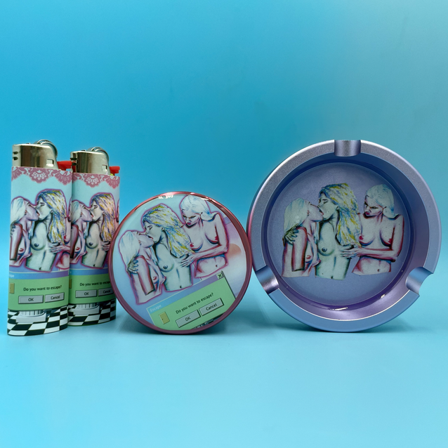 Grinder, Ashtray, & Lighter Bundle