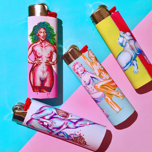 Intimacy - Set of 4 Art Lighters