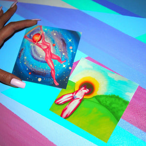 Out of This World - set of 2 sticker prints