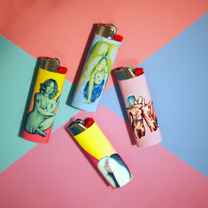 
                
                    Load image into Gallery viewer, Parts of You - Set of 4 Art Lighters
                
            