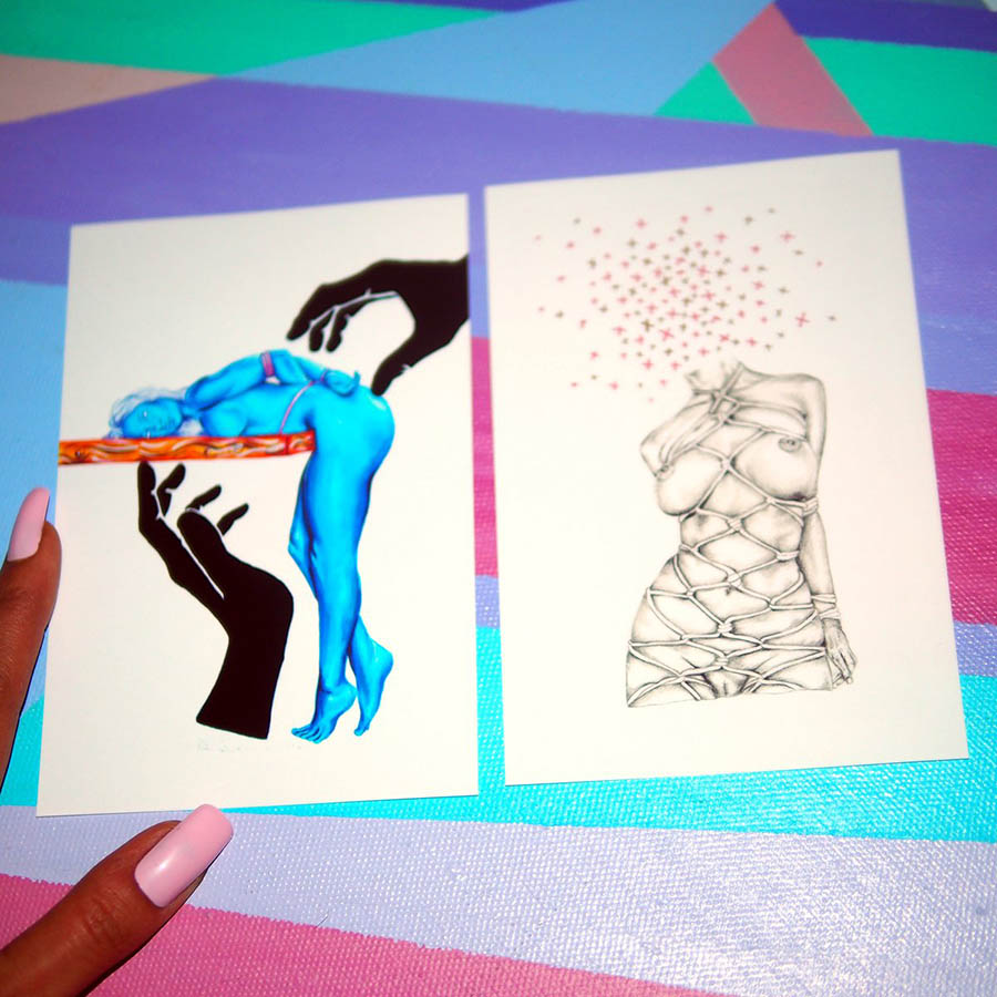 Self-Muse - set of 2 sticker prints