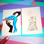 Self-Muse - set of 2 sticker prints