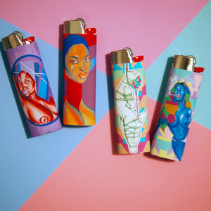 Uncurbed - Set of 4 Art Lighters