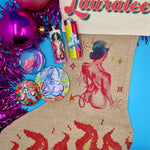 Personalized "Name" Holiday Stocking + Stuffers