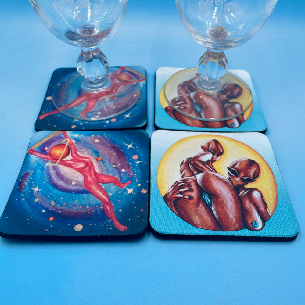Handmade 4-Piece Coaster Sets