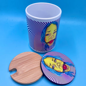 I'm Trying - Ceramic Art Mug & Coaster Set