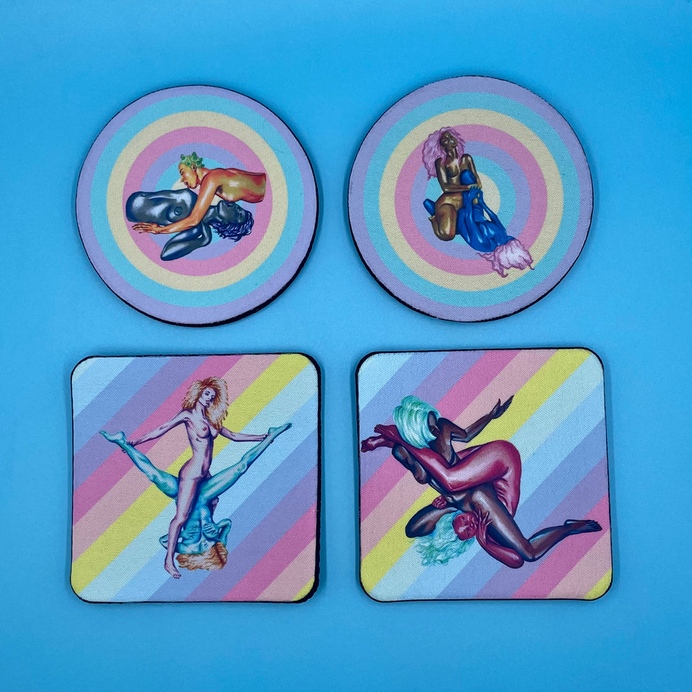 Handmade 4-Piece Coaster Sets