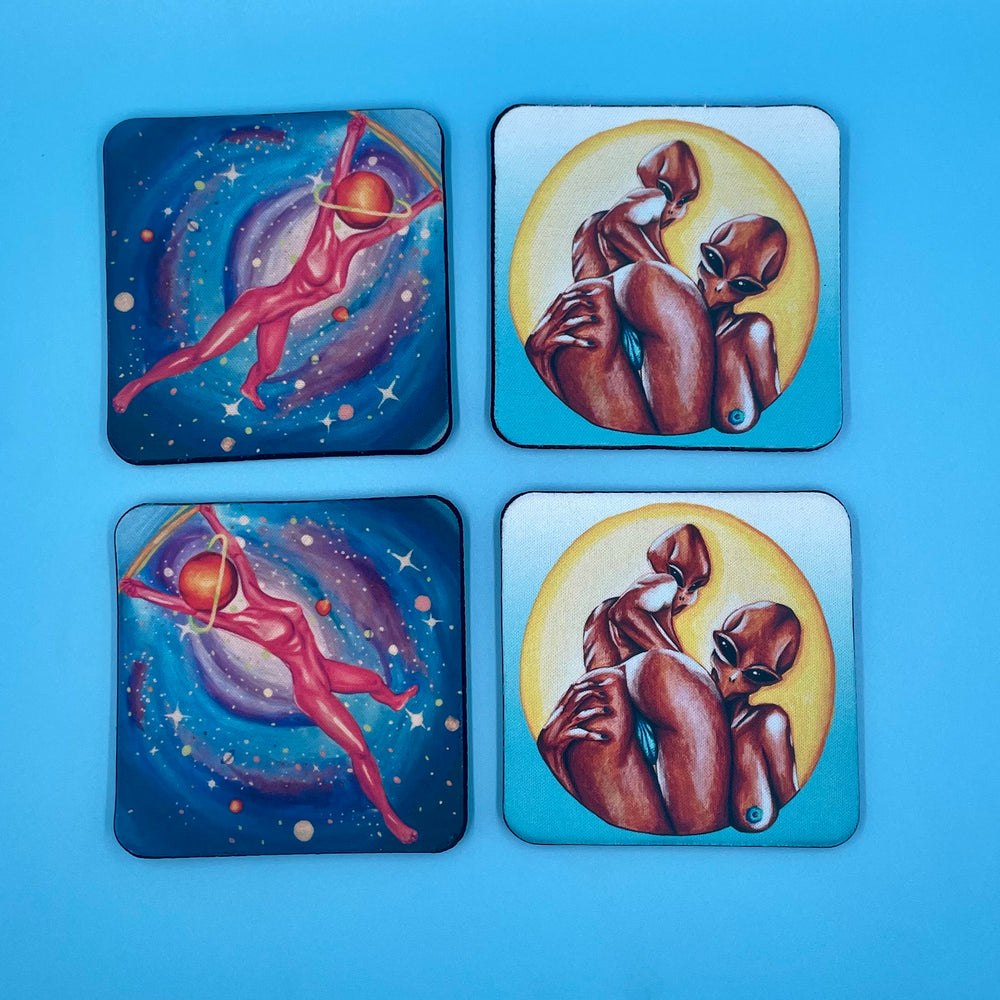 Handmade 4-Piece Coaster Sets