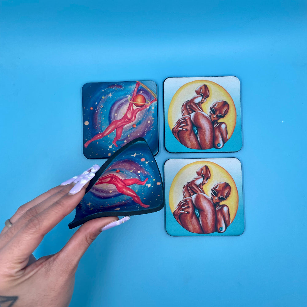 Handmade 4-Piece Coaster Sets