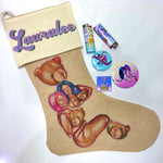 Personalized "Name" Holiday Stocking + Stuffers