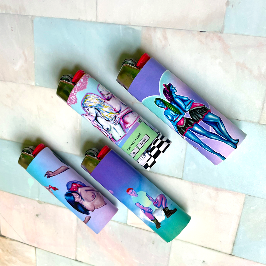 In A Dream -Set of 4 Art Lighters