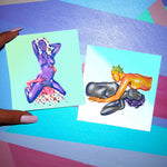 Pressure and Bites - set of 2 sticker prints