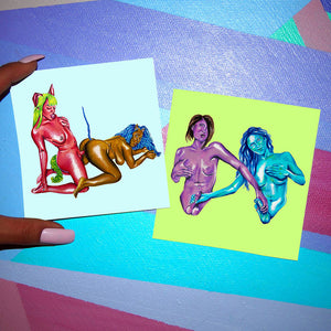 Real Friends - set of 2 sticker prints