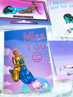 Romancing You - Greeting Card Set + Stamps