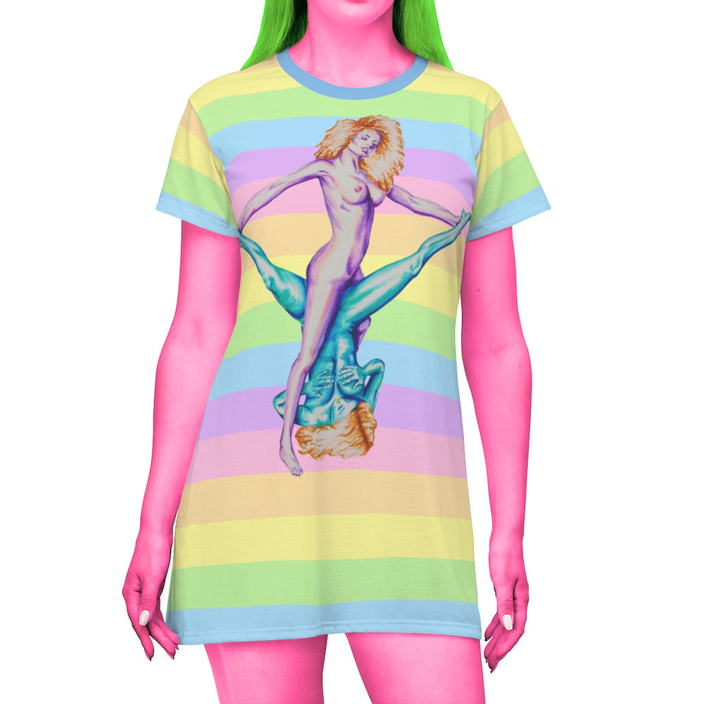 
                
                    Load image into Gallery viewer, You Remind Me T shirt Dress [PRIDE collection]
                
            